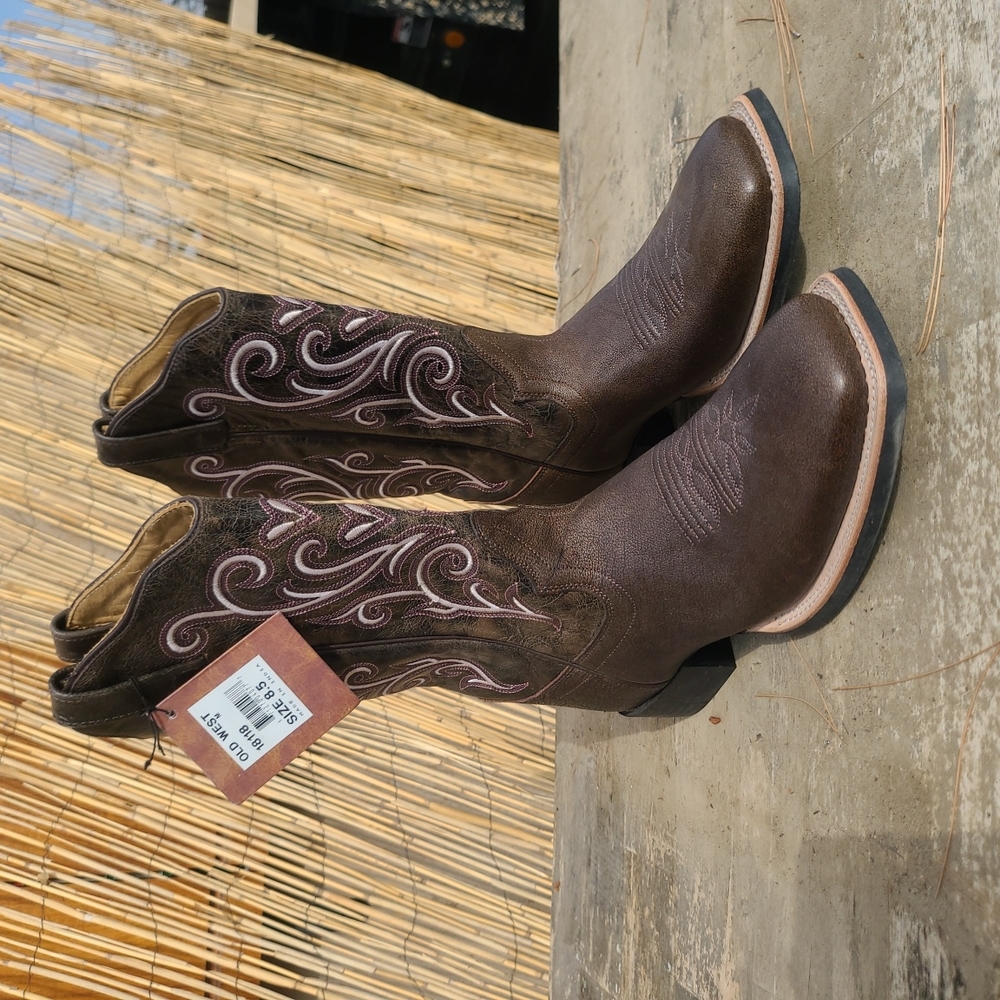 Old West Cowboy Boots NWT